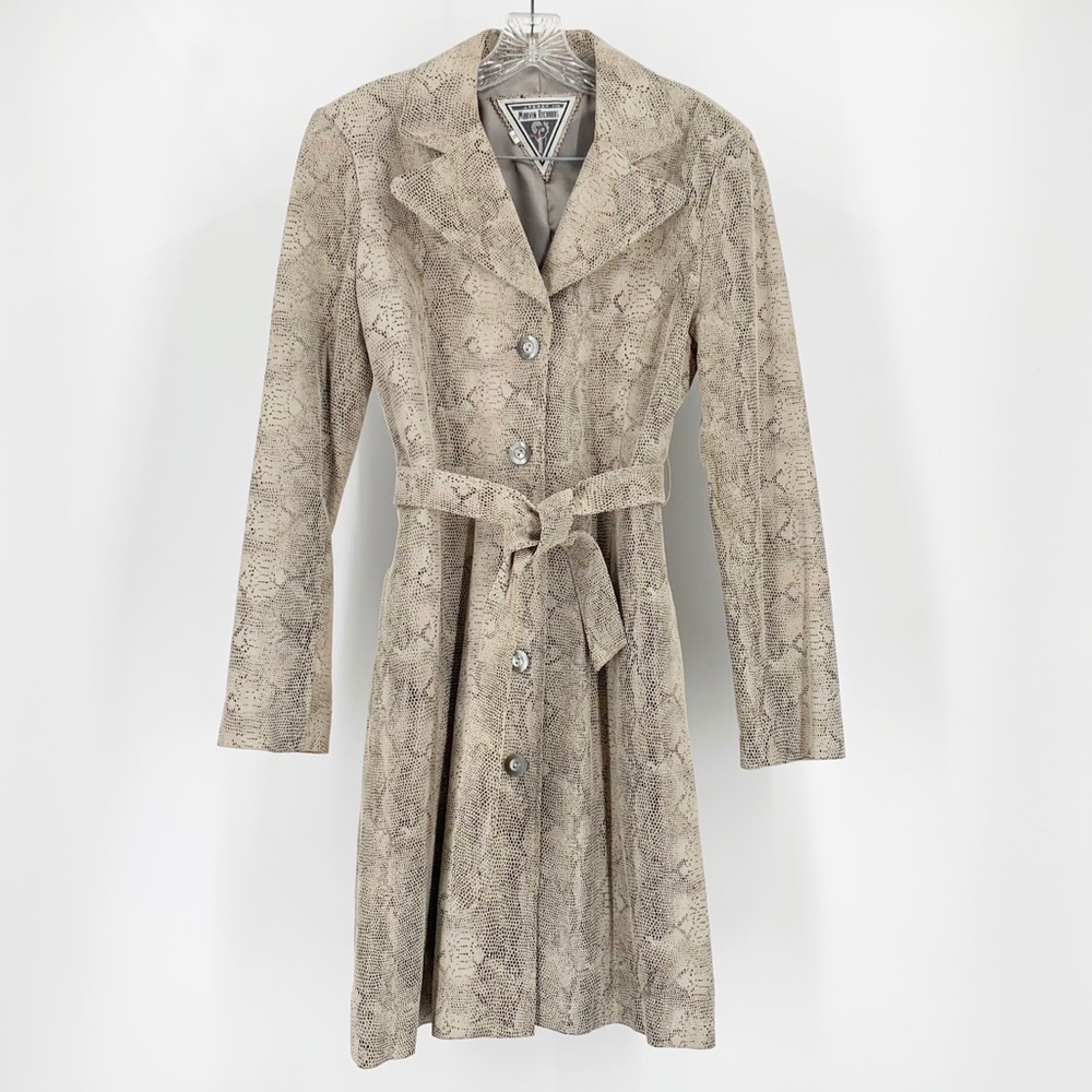J.PERCY MARVIN RICHARDS Snake Skin Coat Size 6